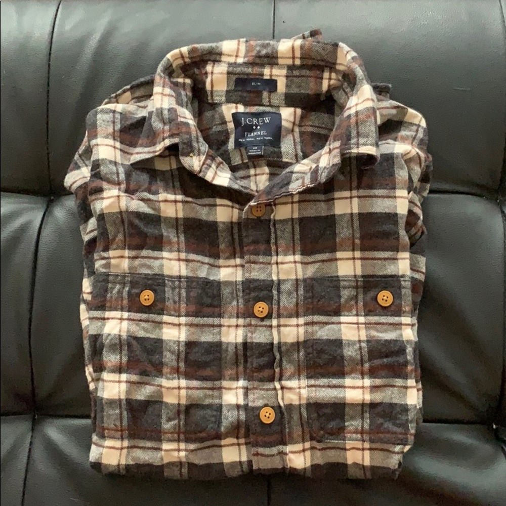 J. Crew slim fit flannel